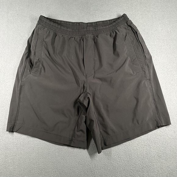 Lululemon Pace Breaker Shorts Mens XL Black Pocket Lined Drawstring Lightweight - Picture 1 of 13